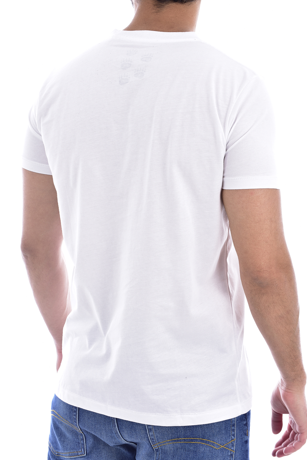 Tee-shirt blanc à col rond Diesel homme - Oocy1l Wild