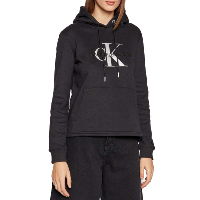 Sweat noir  capuche & coton bio Calvin Klein - J20j216951
