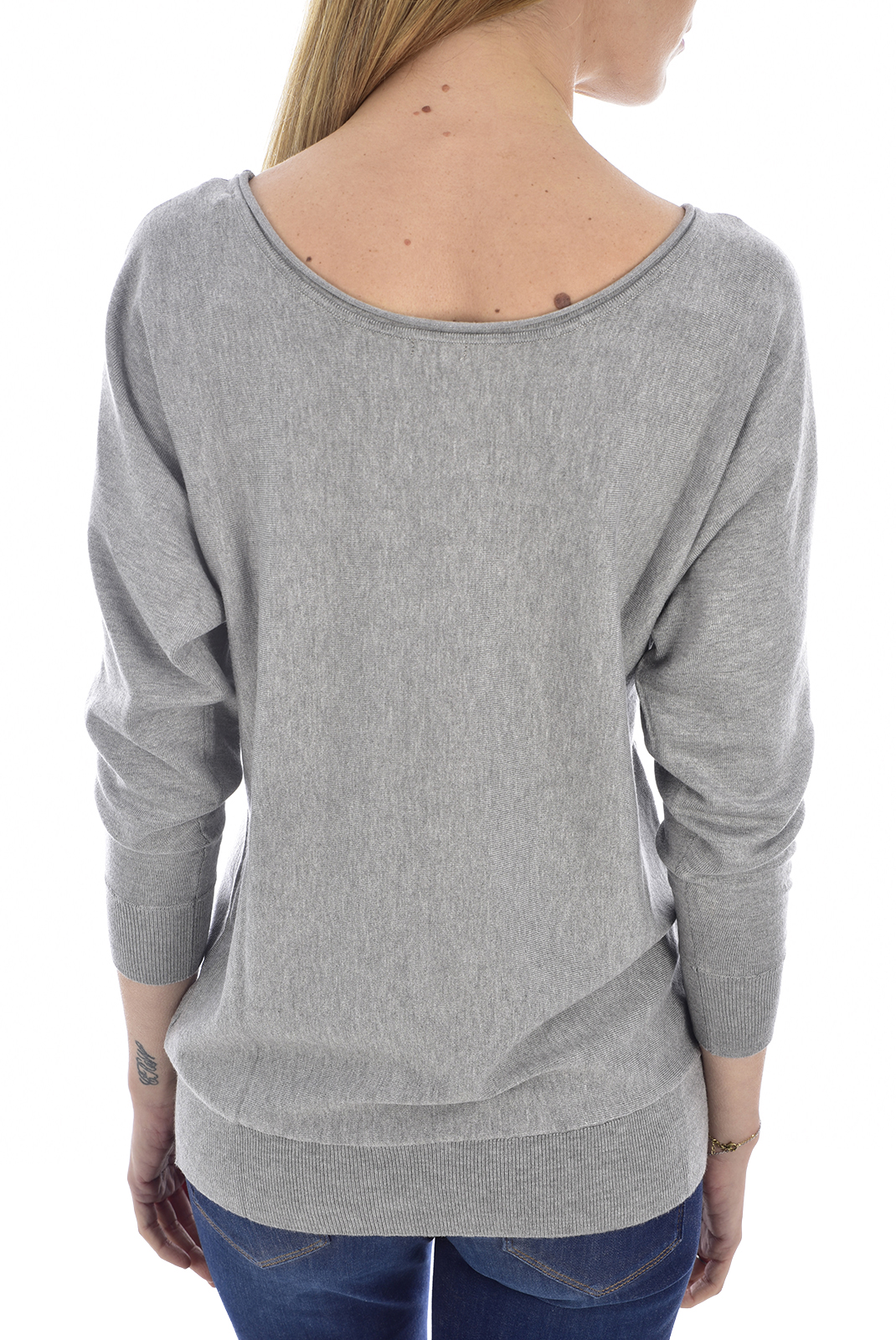 Pull gris strass pour femme - Guess W93r59 