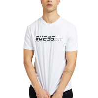 Tee-shirt blanc Guess homme - U1ga23