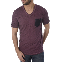 T-Shirt violet Homme - Kaporal Dan
