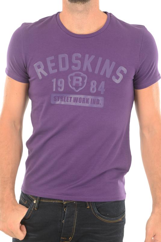 t shirt violet homme