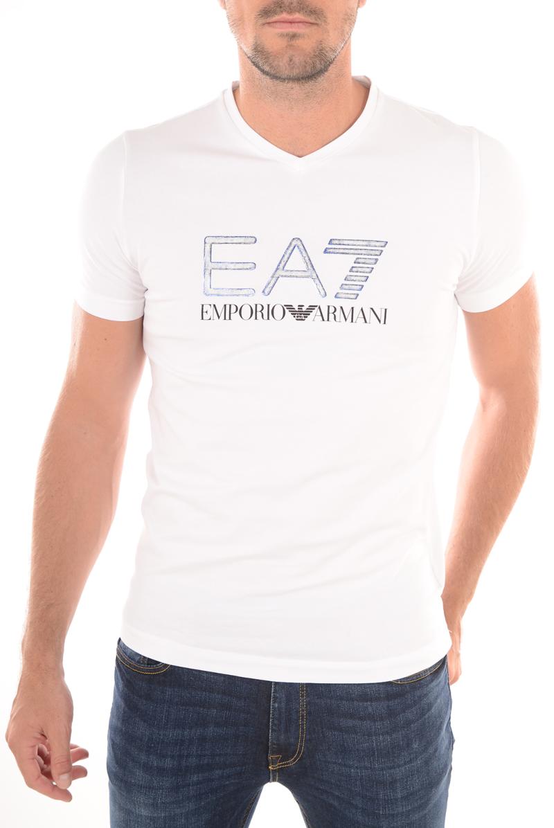 t-shirt ea7 blanc