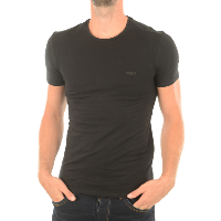 T-Shirt noir stretch homme - Guess M73i56 