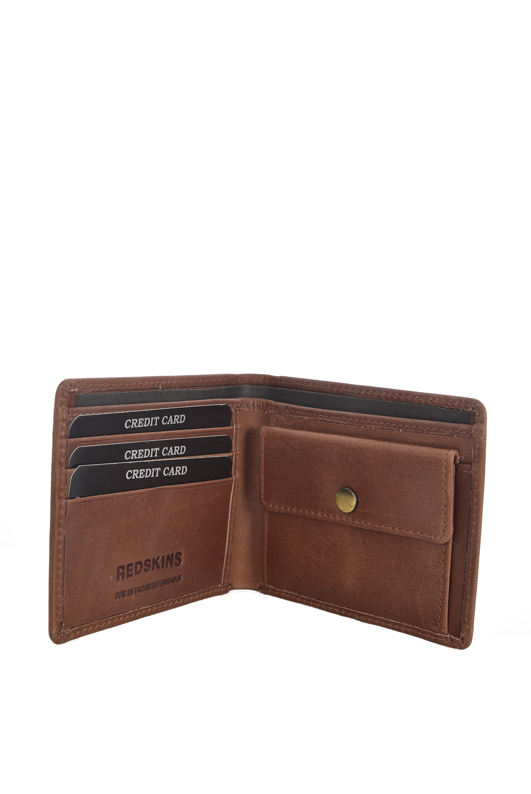 Redskins Portefeuille Porte Carte De Crédit Illinois Marron