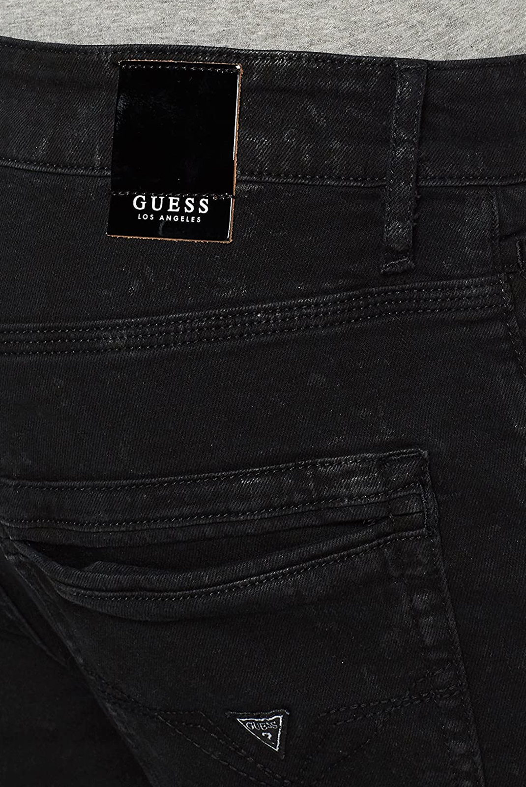 Jeans slim noir homme Guess - M81a05