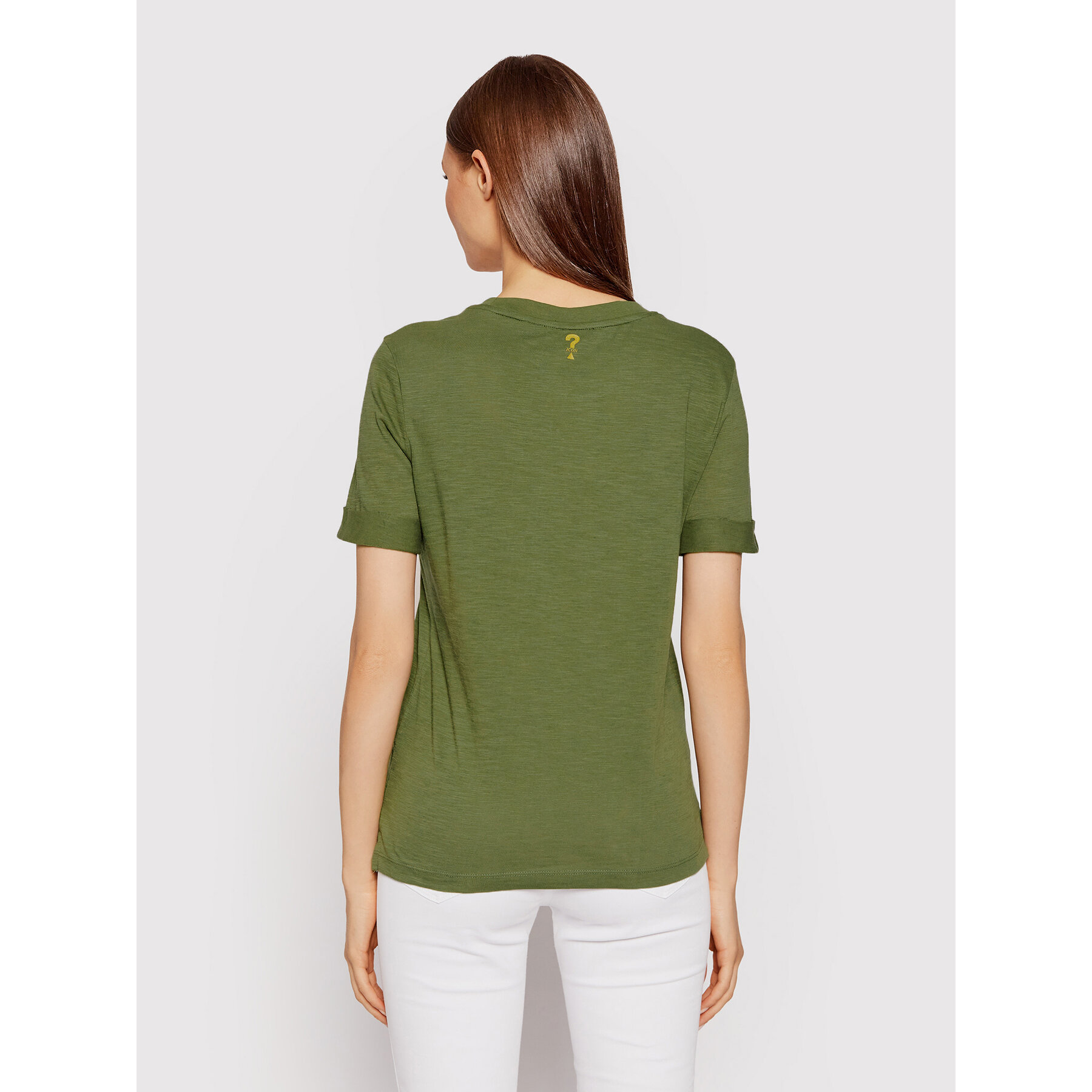 Tee-shirt vert Guess élégant pour femme - W1yi0q R8g00