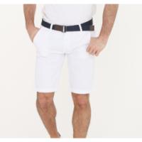 Bermuda Cargo homme blanc avec ceinture Kaygo- LPCH12