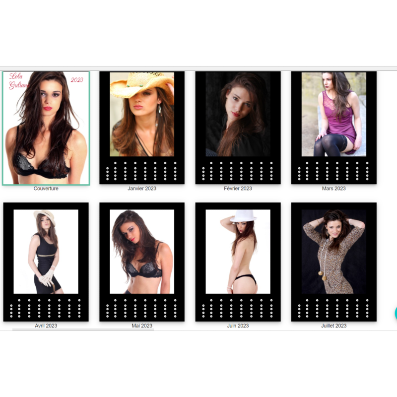 Calendrier Lola Guliana 2023