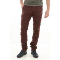 Lee Cooper Garven - Chino Fuselé Stretch Bordeaux Homme