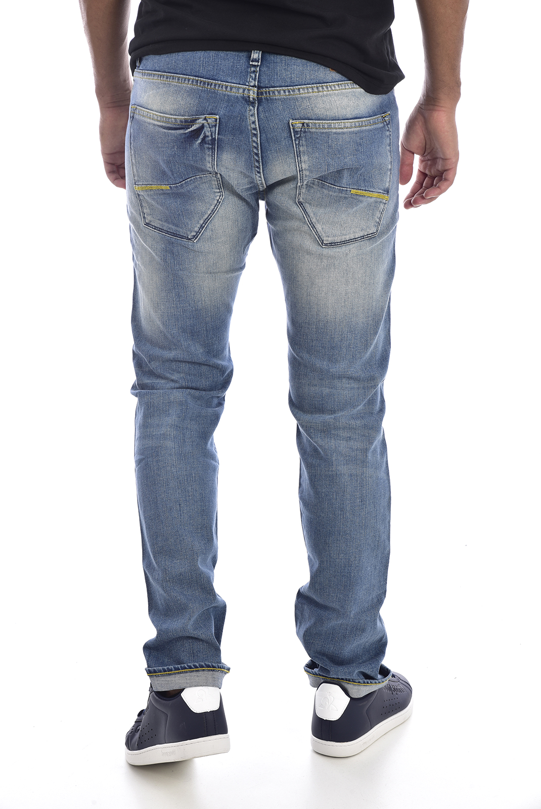 Jeans bleu stretch regular pour homme Meltin Pot - D1577 - PRIX FOU !