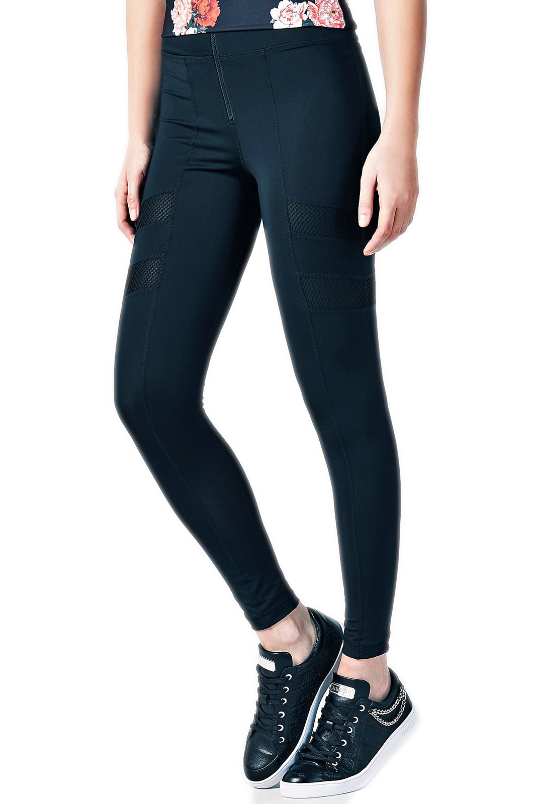 Legging sportwear slim noir femme - Guess O84a39 