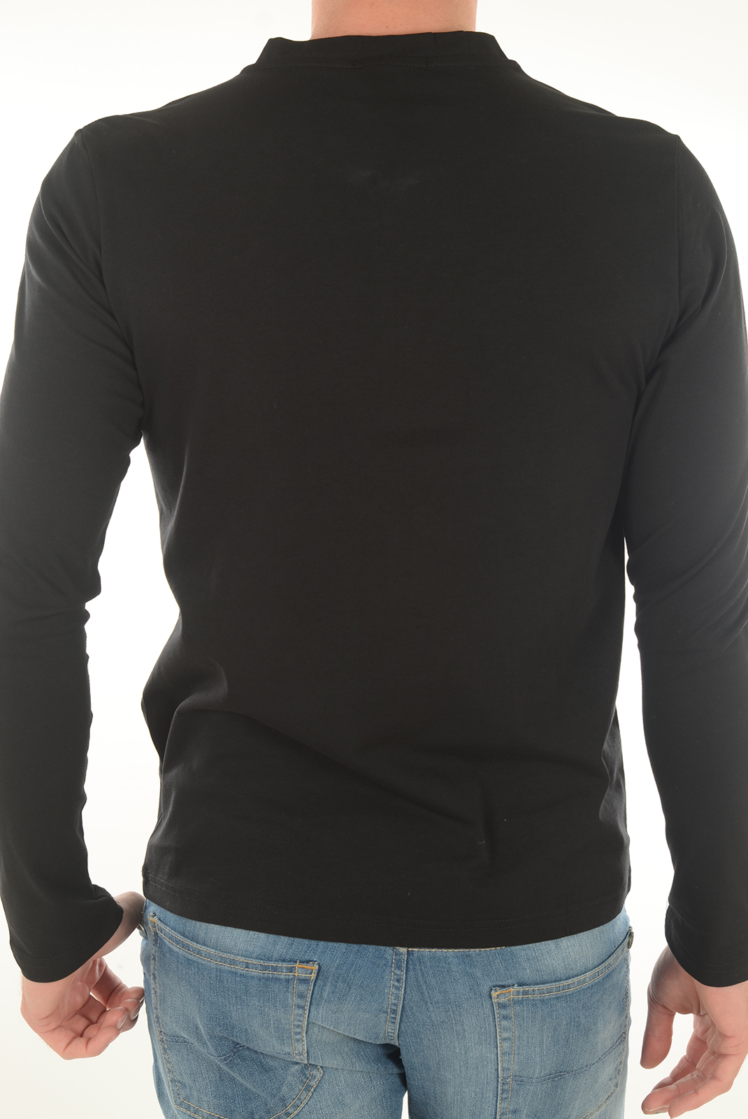 Redskins Tee-shirt Noir Wow Warner Manches Longues