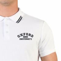 POLO BLANC  HOMME OXFORD UNIVERSITY  - POLOPIQUET-MM 