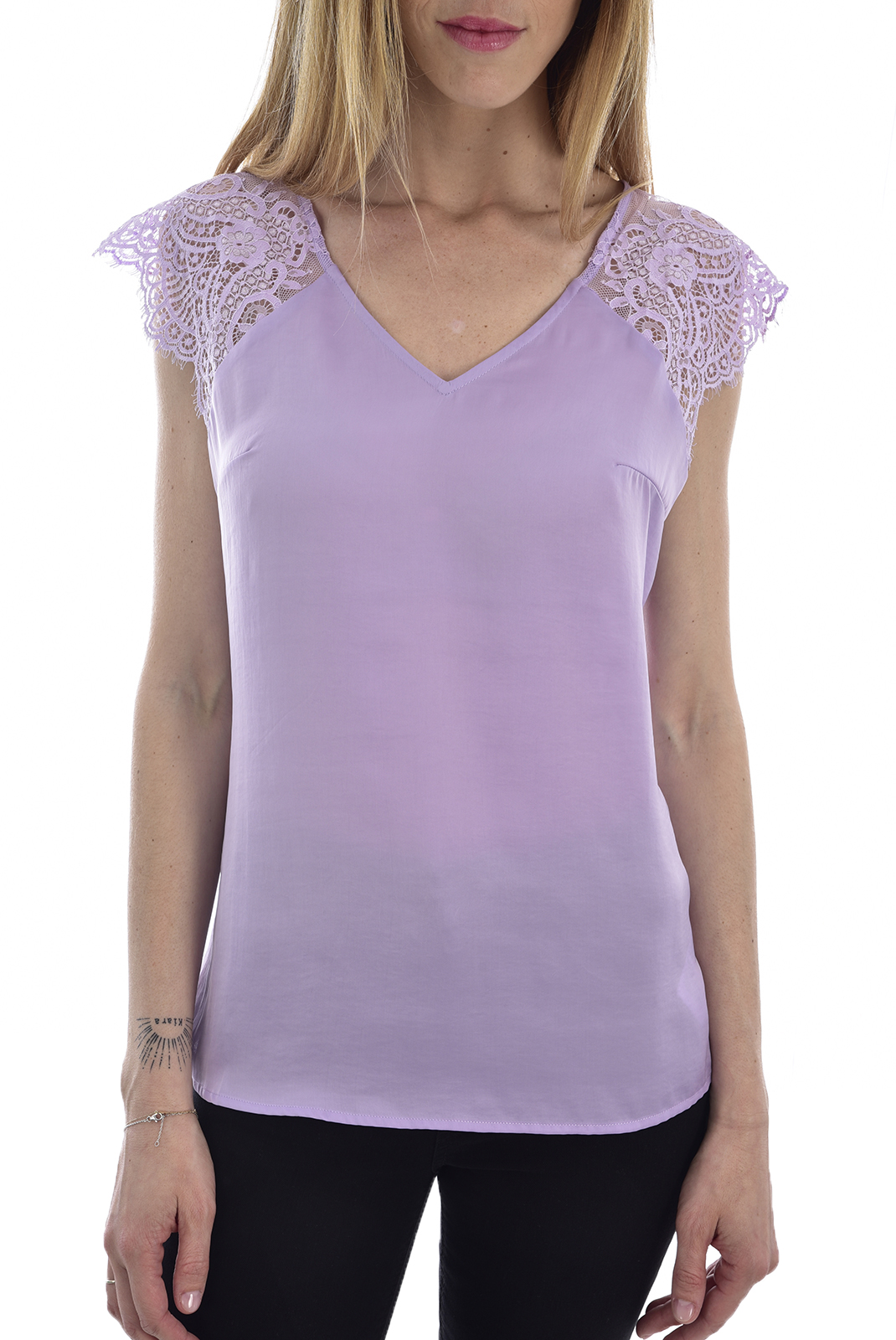 Top violet dentelle Guess - W0gh87