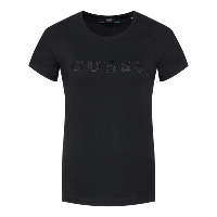 Tee-shirt noir O1ga05 Guess - Femme