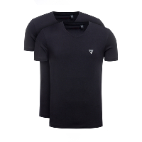 Guess Lot De 2 Tee-shirts Noir Slim Fit U97g03 