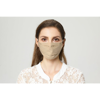 &#127467;&#127479; Masque Barrire Tissu / Lavable Beige Norme Afnor 