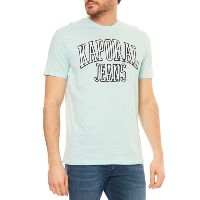Kaporal Tee-shirt Bleu Parc À Manches Courtes