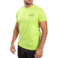 T-shirt vert pour homme à manches courtes EA7 - 6gpt26 