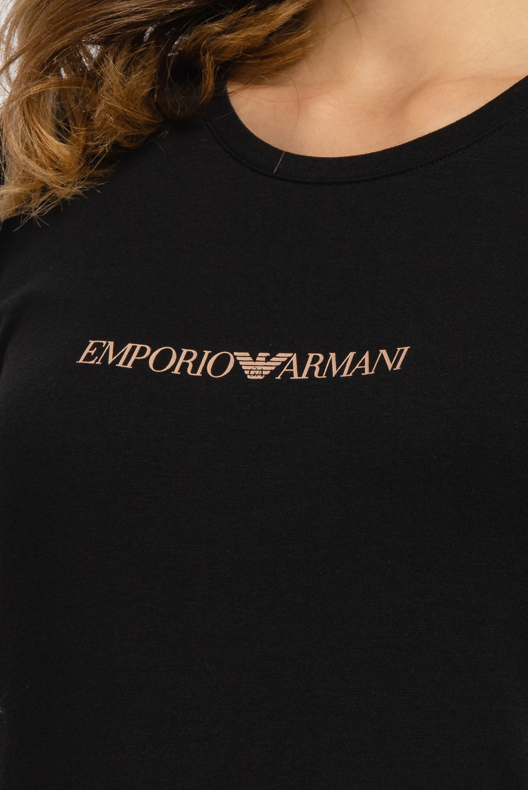  Tee-shirt Slim Fit Noir 163139 Emporio Armani