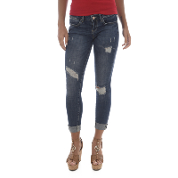 Jean bleu stretch taille basse femme - Guess W81a27 PRIX PROMO