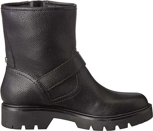 Bottines noir en cuir Guess pour femme - FL8RHIELE10