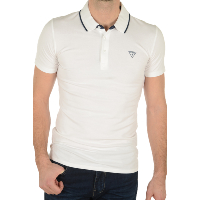 Polo blanc Homme - Guess M72p60