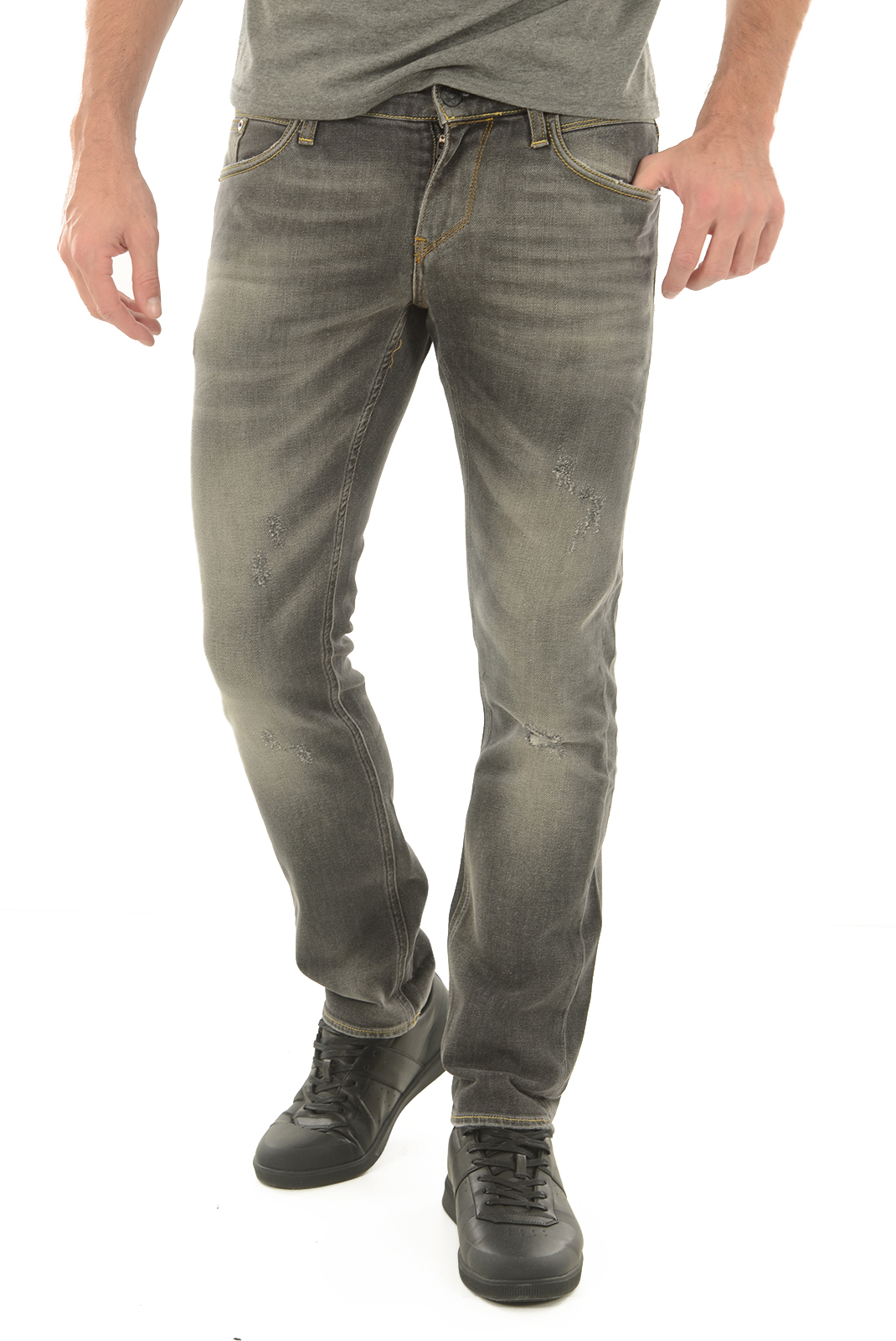 Jeans gris slim pour homme - Meltin Pot Mp002 D1573 Ub090 - PRIX FOU