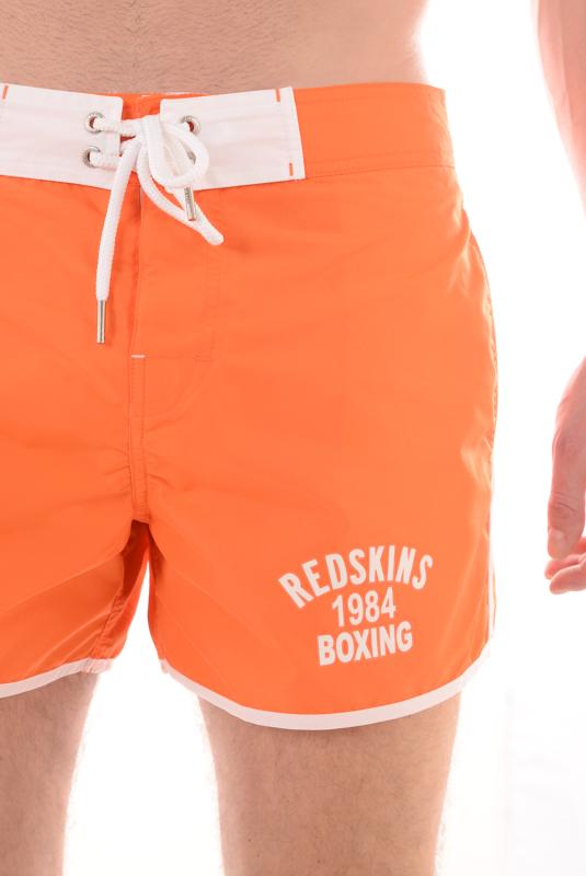 Redskins Short De Bain Orange Red16 Homme