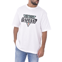 Tee-shirt blanc regular homme  Guess - M0gi95