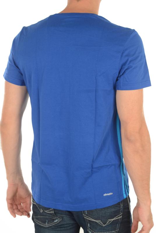 Tee Shirt Adidas Homme Climalite Bleu - S17949 Essential