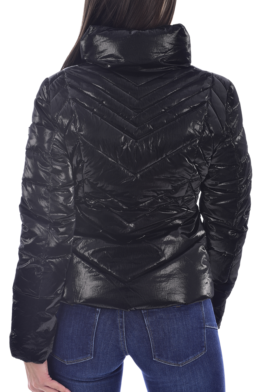 Guess Jeans Doudoune Noir Regular Fit W0bl0d Wdh20 