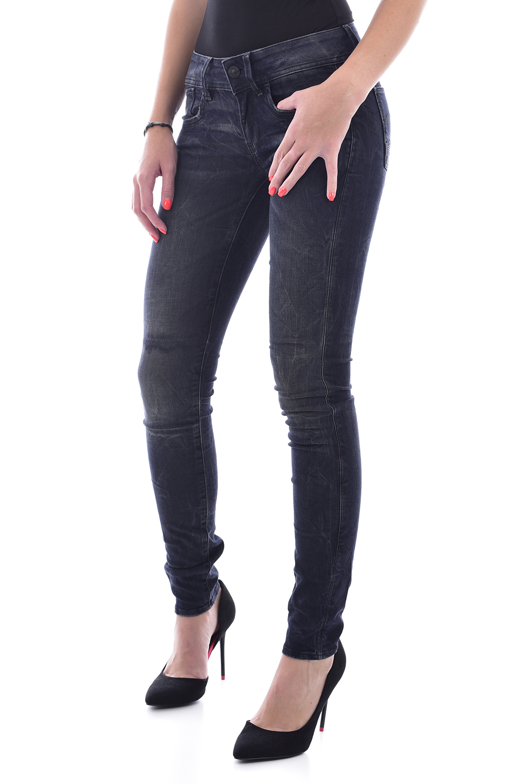 Jeans bleu skinny lynn G-star - 60885.6545.89