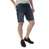 Kaporal Bermuda Denim Stretch Bleu Vito Pour Homme