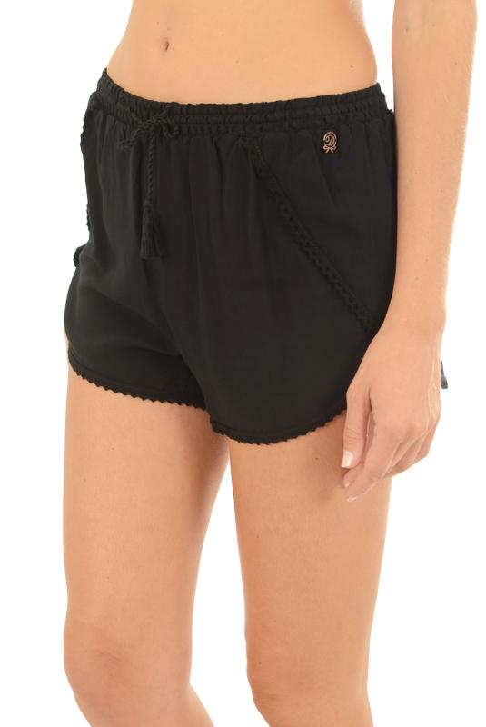 Short noir fluide - Femme Deeluxe Loca