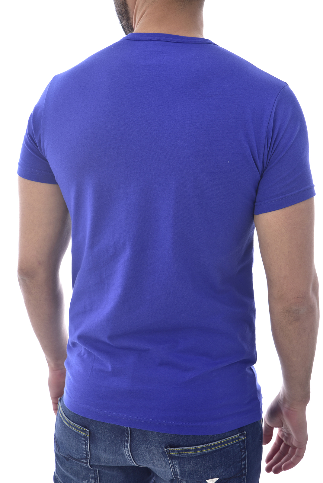 Tee-shirt Bleu Elet 111267 Cc715 Emporio Armani