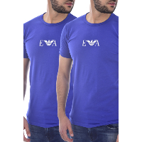 Tee-shirt bleu elet Emporio Armani - 111267