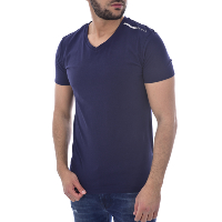 T-shirt bleu Homme - Guess U92m01
