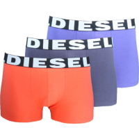 Diesel Lot De 3 Boxers Stretch 00sab2-0aamt Bleu & Rouge 