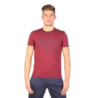 T-SHIRT BORDEAUX GURU MANCHES COURTES HOMME