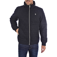 Blouson bleu damass laine G-star - D03834 Meefic 