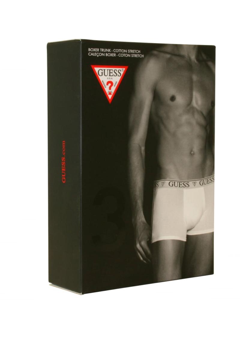 Boxer Bleu Tripack - Homme Guess U77g43 