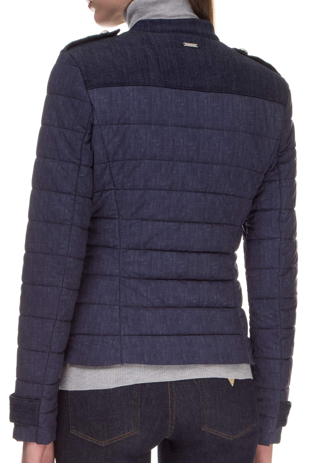 Guess Veste Bleu De Mi-saison Denim Stretch W83l36wajo0 Ernesta