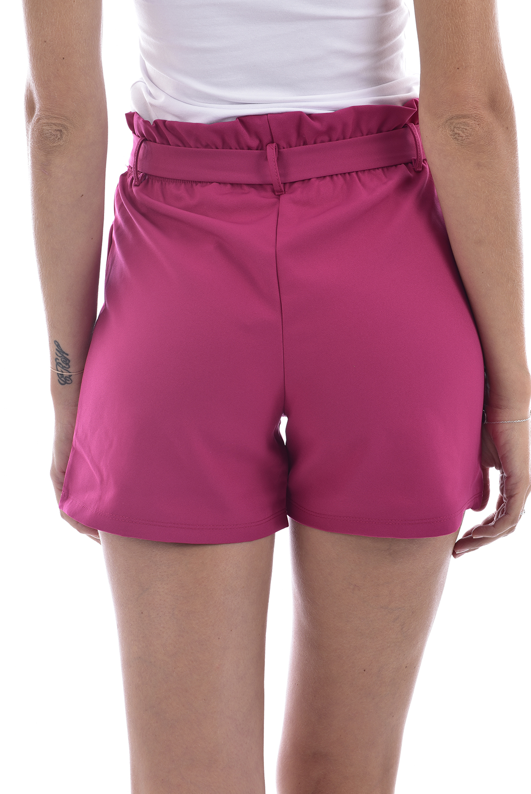 Short rose taille haute Guess femme - W72d76