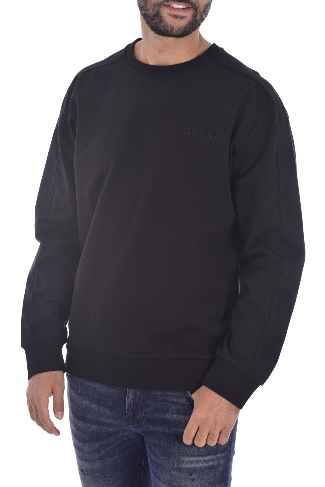 Sweat noir homme - Guess U1bq01