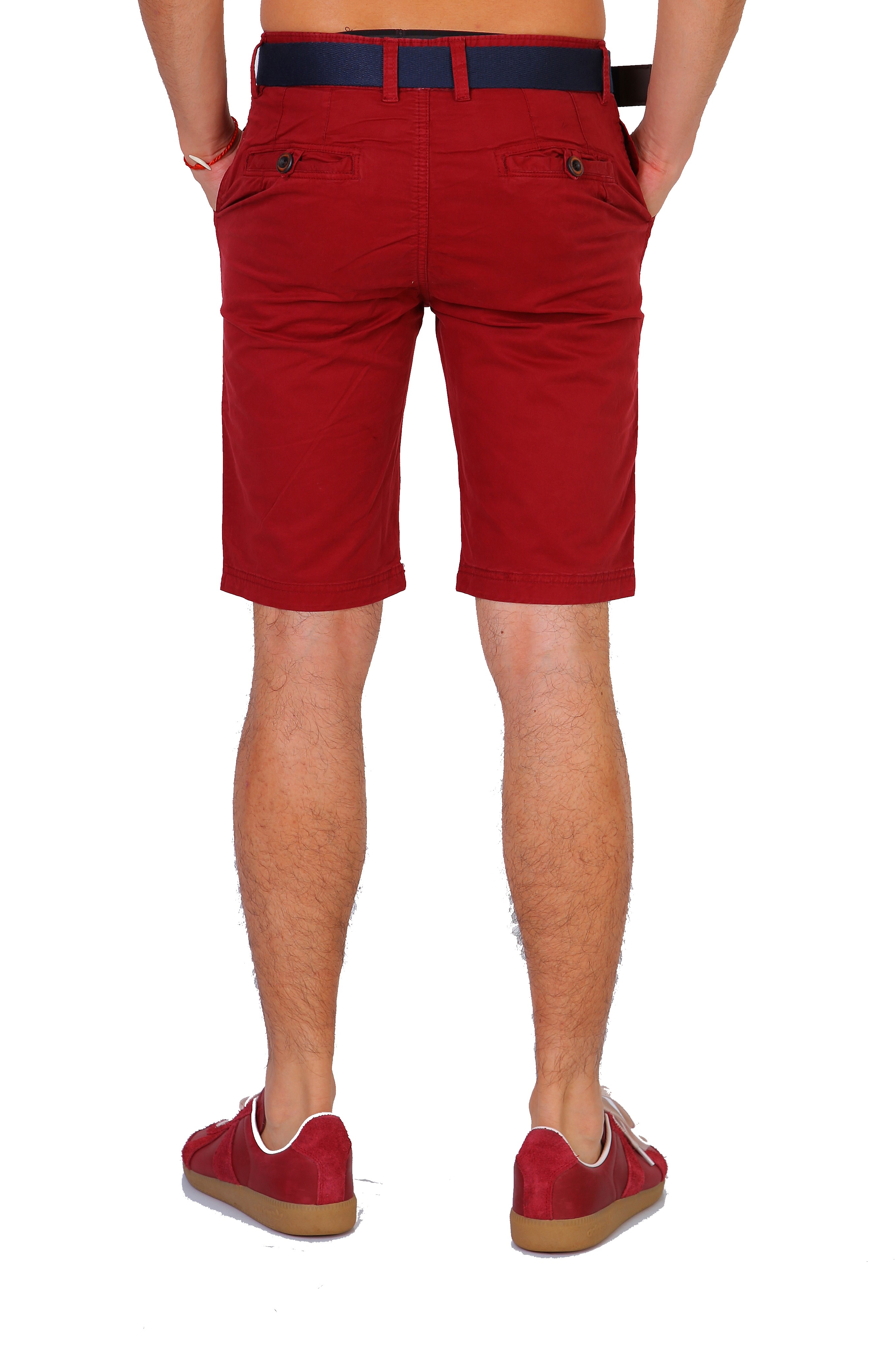 Bermuda bordeaux coton intégral homme - LPCH15 Kaygo