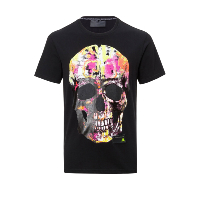 Tee-shirt noir Philipp Plein - Mtk1791 - PRIX FOU