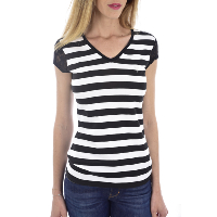 Tee-shirt marinière stretch Guess - W64i1