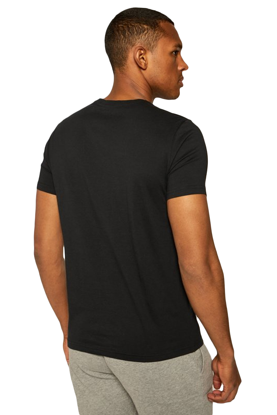 Emporio Armani Tee-shirt  Noir Manches Courtes Col Rond 211818 0p460